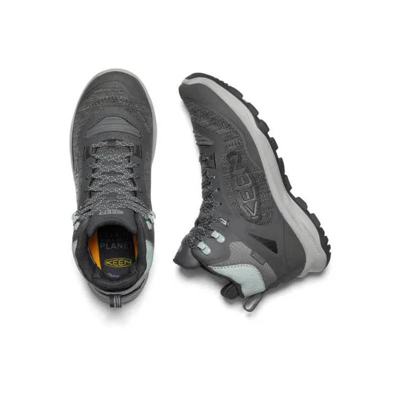 KEEN Terradora Fle Wear-Resistant Mid-Top Hiking Shoes Women's Gray-3