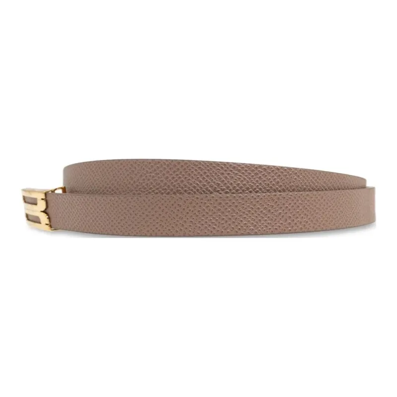 Victoria Beckham Logo Plaque Buckle Belt-1
