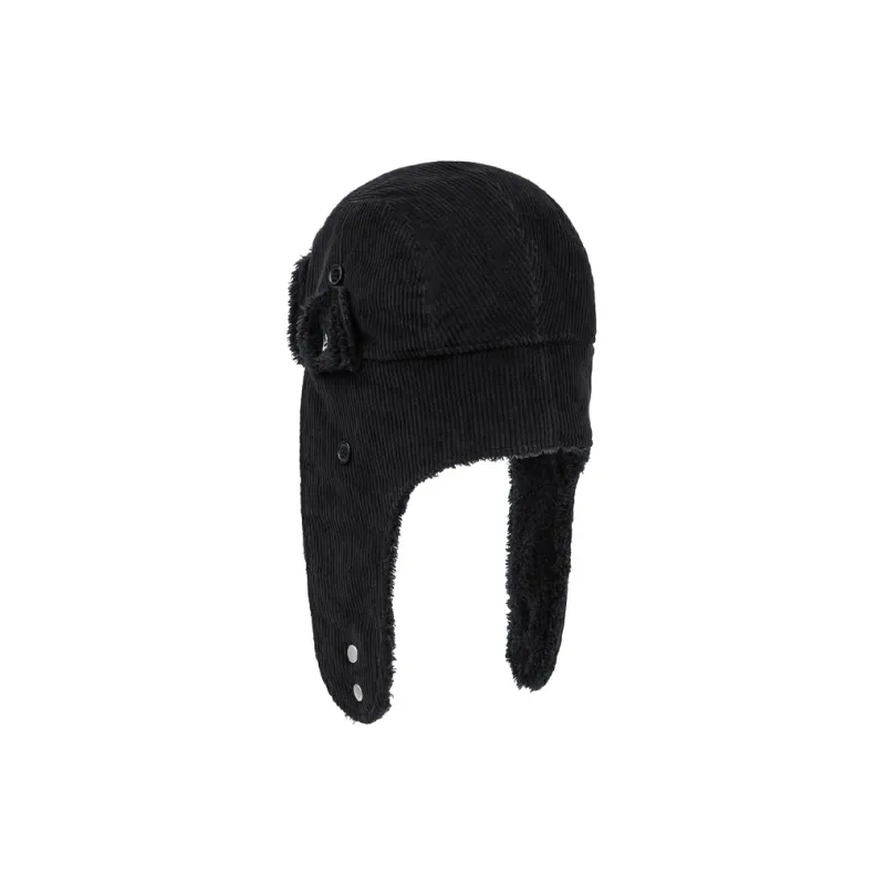 New Era Cotton, Polyester Trapper Hats Unisex Black-2