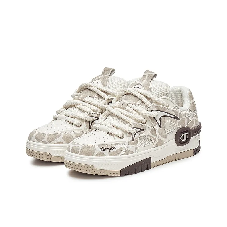 Champion Cloud Touch Shoes Low Top Skateboard Shoes Men's Linen/Sandstone-1