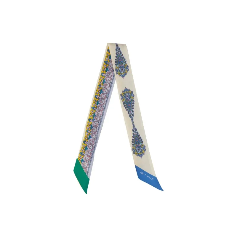 ETRO Paisley Printed Satin Scarf-1