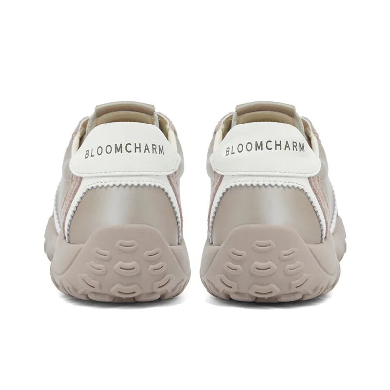 COMELY Casual Shoes Women's Low Top Gray/Ecru/Purple/Brown/Gold-9