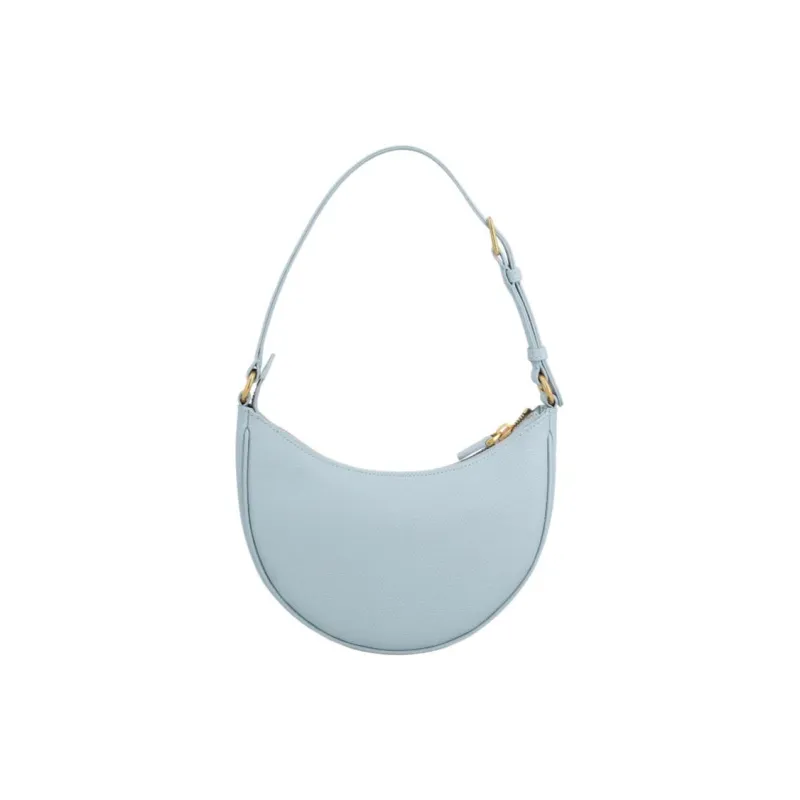 Valentino Vlogo Calfskin With Lambskin Shoulder Bag Mini Women's Light Blue-2