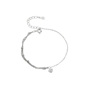 Heart Grass S925 Silver Bracelets Women's