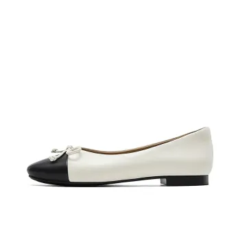 NINE WEST Casual Single Shoes 1.2cm Women's Ecru
