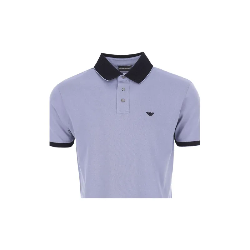EMPORIO ARMANI Polo Shirts Men Purple-4