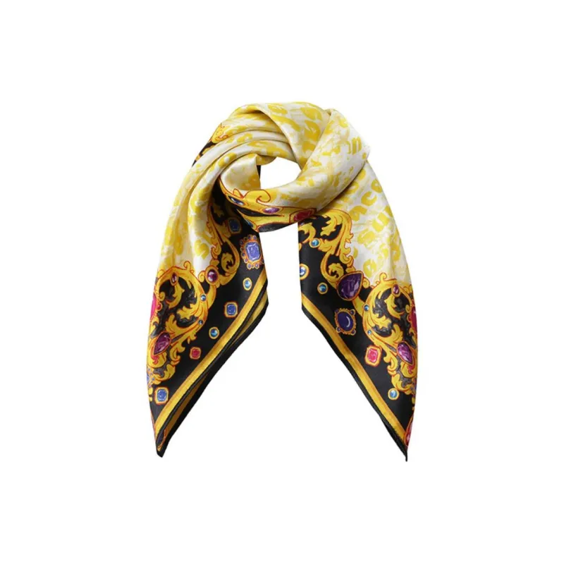VERSACE JEANS COUTURE Barocco print Silk Scarf-2