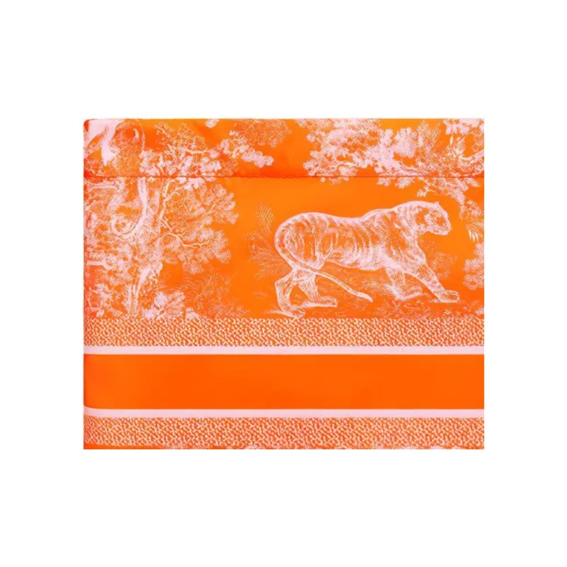 DIOR DiorTravel Technical Fabric Clutch Women's Fluorescent Orange-6