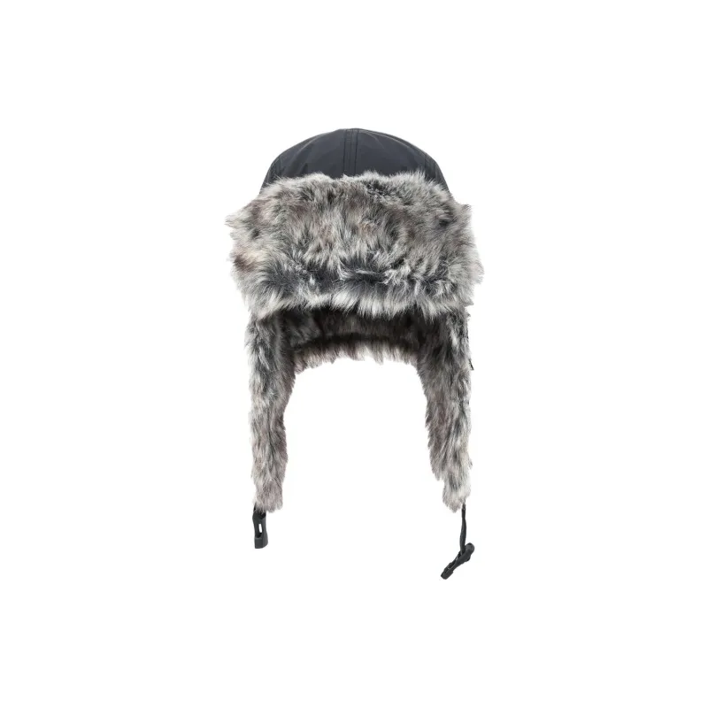 New Era Nylon Acrylic Polyester Trapper Hats Unisex Black-3