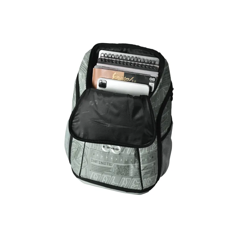 8atheist Polyester Backpack Unisex Green-3