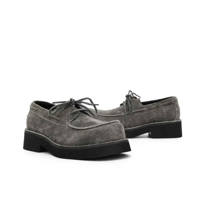 New Korea Men's Casual Shoes Men Low Top Gray, Black-2