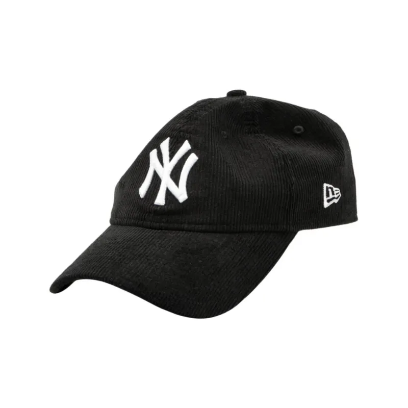 New Era Cotton Corduroy Baseball Caps Unisex Black-1