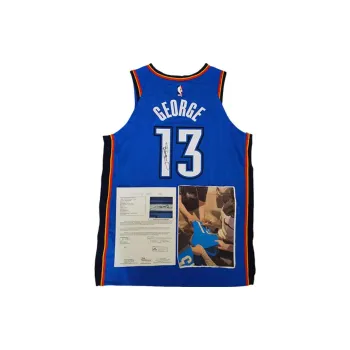 Yi Shot Basketball Fan Supplies Included JSA Certificate With On-Site Signed Instant Photo Blue Unisex