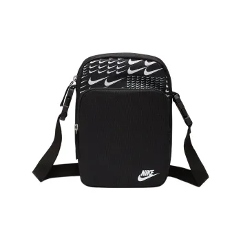 Nike Polyester Shoulder Bag, Crossbody Bag Men's Black