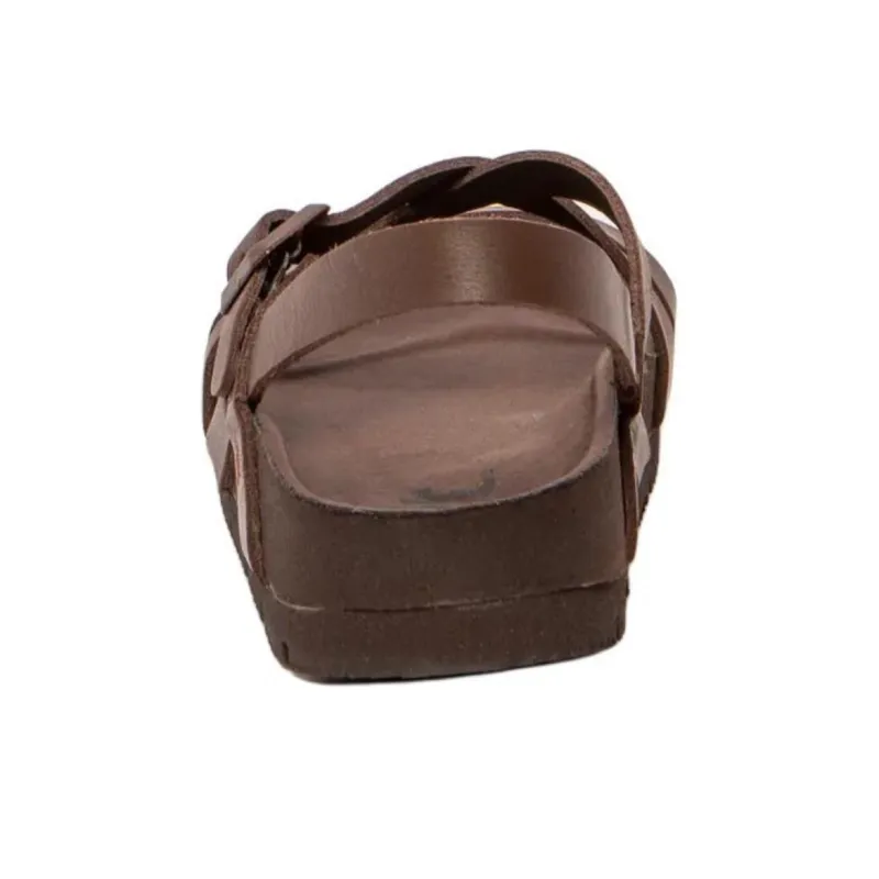 Art BURDEOS Strap Sandals Women's Brown-3