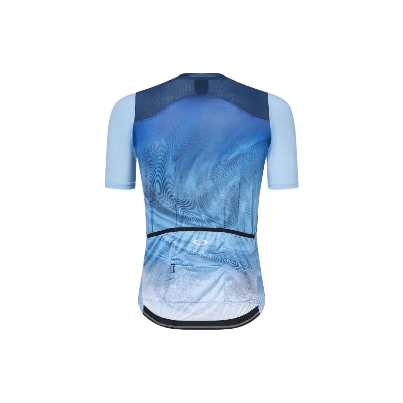 Oakley Endurance Dazzle Camo Cycling Clothing Men's Gradient Swirl Blue/Light Blue-1