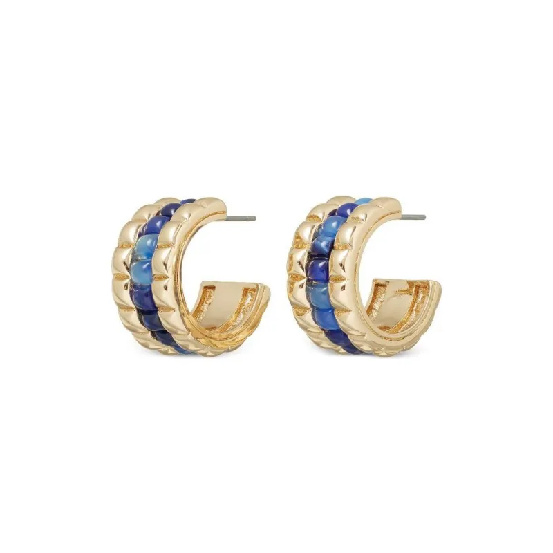 Roxanne Assoulin The Puffy Stud Hoop Earrings-0