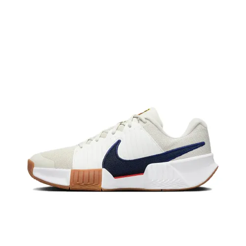 Nike GP Challenge Pro Anti Slip Wear Resistant Low Top Tennis Shoes Men's White