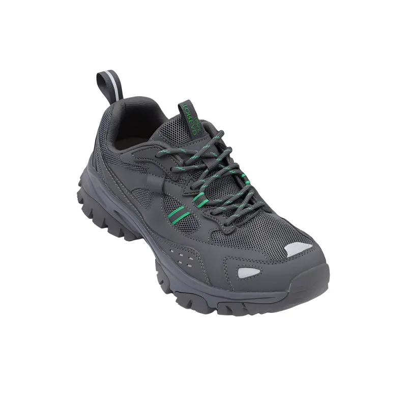 TOREAD Cushioned Slip Resistant Abrasion Resistant Breathable Hiking/Trekking Shoes Men's Dark Gray/Green-1