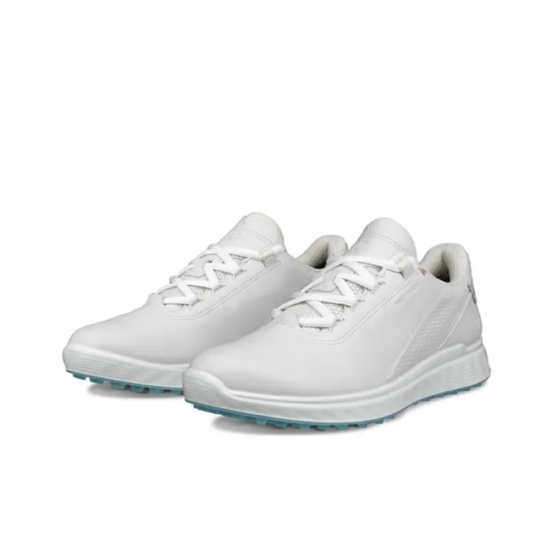 Ecco S Casual Anti Slip Wear Resistant Low Top Golf Shoes Women's White-2