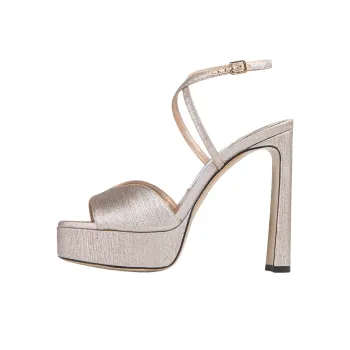 Jimmy Choo Karli Strap Sandals 12.5cm Women's Gold