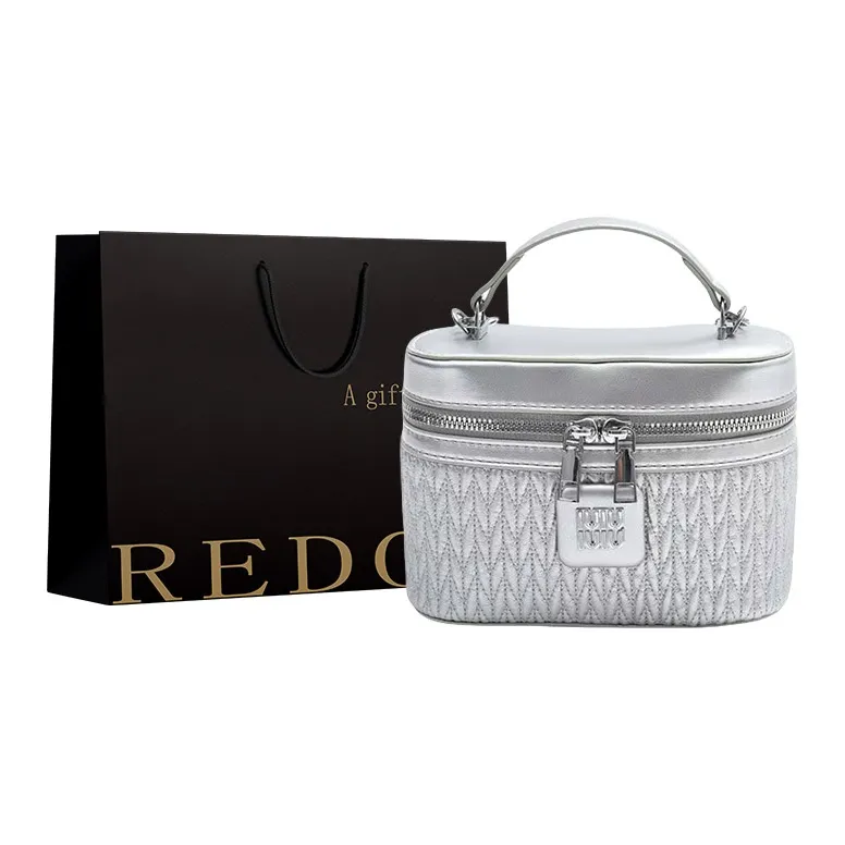 REDOO PU Shoulder Bag, Crossbody Bag, Handbag Regular Women's Silver/Ecru/Pink/Black-0