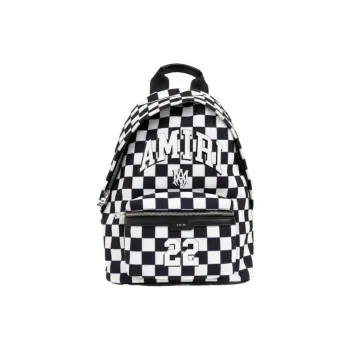 AMIRI Leather Backpack Kids' Black & White