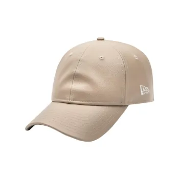New Era Polyvinyl Chloride, Synthetic Leather Baseball Caps Unisex Beige