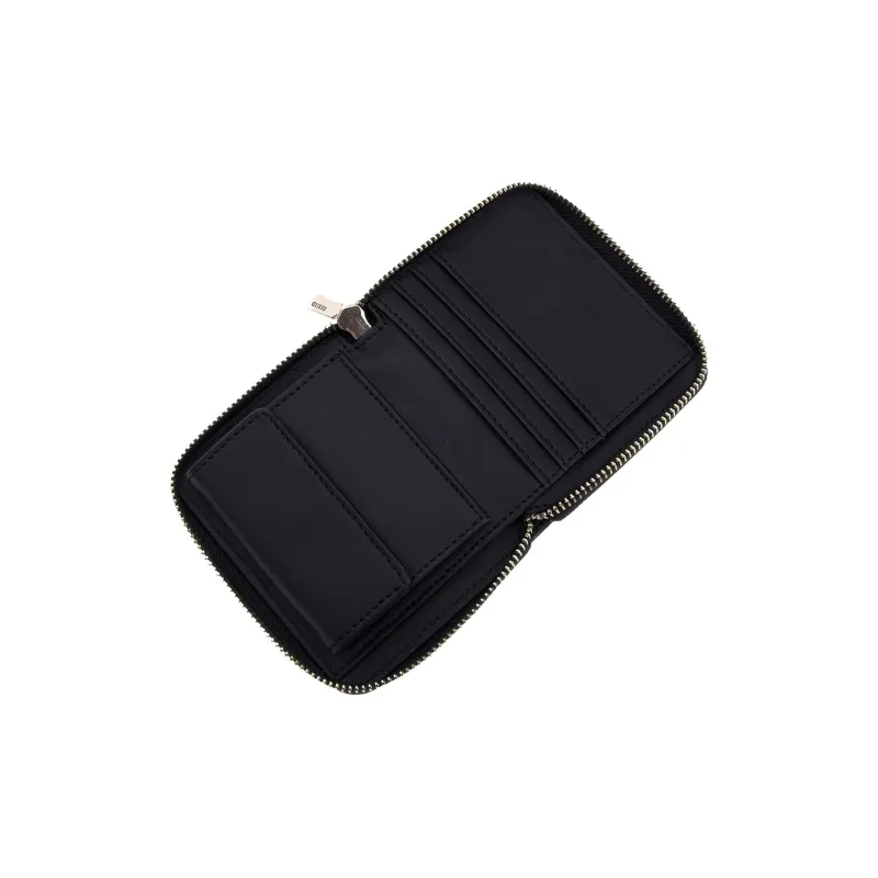 GUESS Artificial Leather Wallet Small Size Women's Black-4