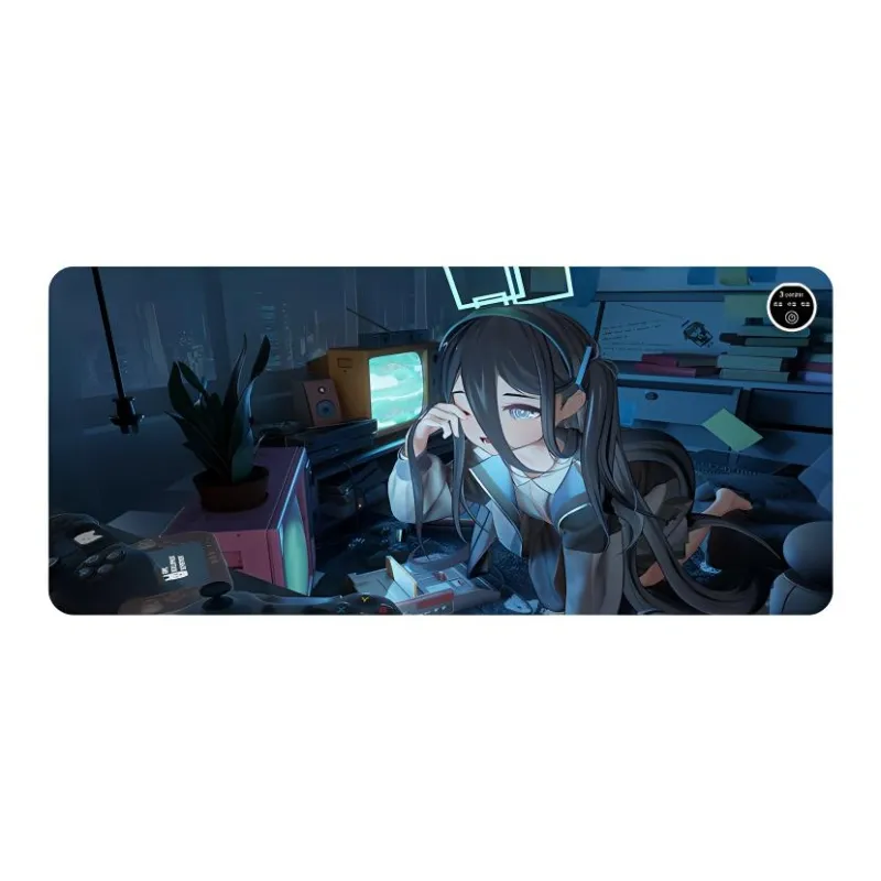 ZHUANGXINGXIA Extra Large Heating Desk Pad MYX 2391-2400 For Students Dormitory Office Writing Mouse Pads-1