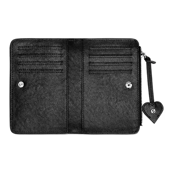 JELLYTOYBOY Premium Cow Leather Material Empty Set Wallet Card Holder Regular Unisex Black-1