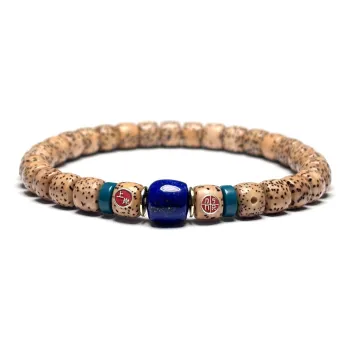 MOUNTAINS AND MANS Star Moon Bodhi Seeds New Chinese Style Prosperity And Good Luck Beaded Bracelet Unisex