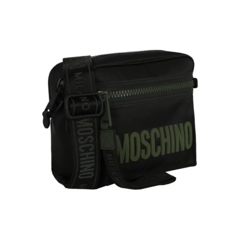 MOSCHINO Polyamide Shoulder Bag Crossbody Bag Men's Green-1