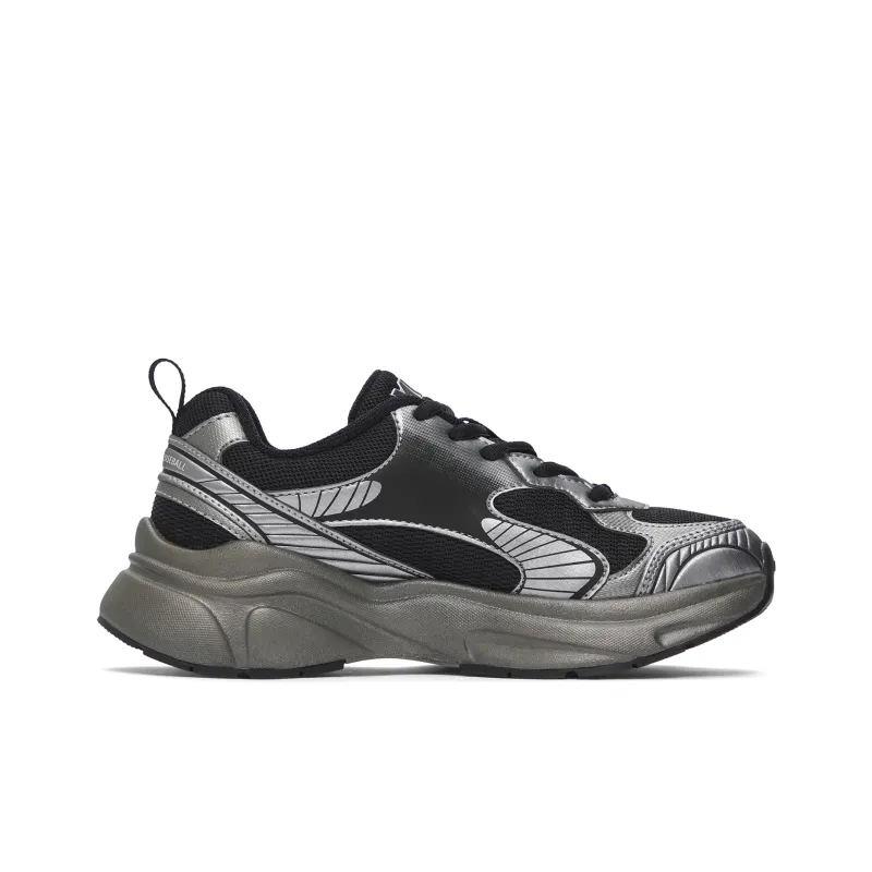 MLB Chunky Jogger Slip Resistant Breathable Low Top Running Shoes Unisex Black-1