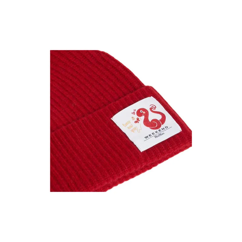 MaxMara Cashmere, Cashmere Beanies Women's Red-2
