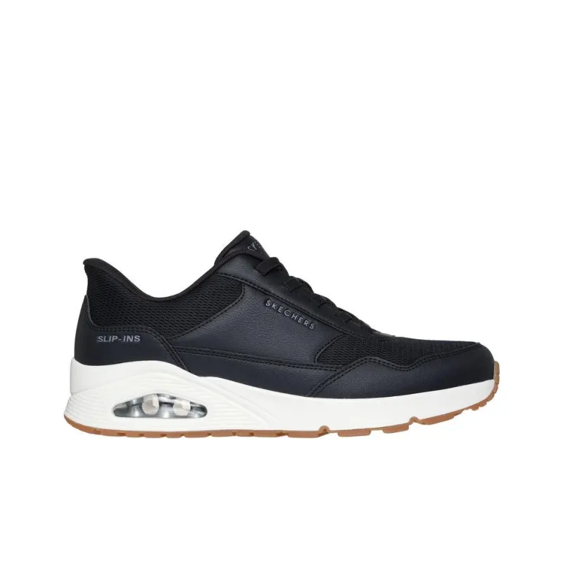 Skechers Slip Ins Cushioning, Slip Resistant, And Abrasion Resistant Low Top Casual Shoes Men's Black-1