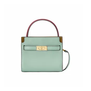 TORY BURCH Lee Radziwill Cow Leather Handbag Mini Women's Creek Blue