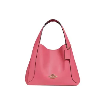 COACH Hadley Leather Handbag, Shoulder Bag, Crossbody Bag Small Size Women's Peach Pink