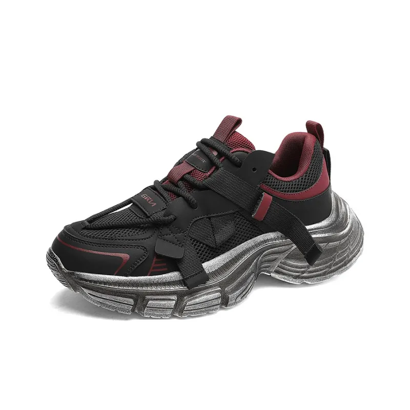 K-bird Cushioned Wear-Resistant Height Increasing Low-Top Casual Shoes Men's-26