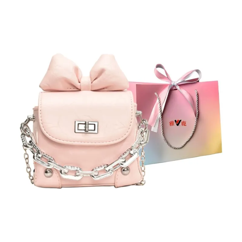 Yalu PU Crossbody Bag Handbag Shoulder Bag Regular Women's Black/Silver/Pink/White-14
