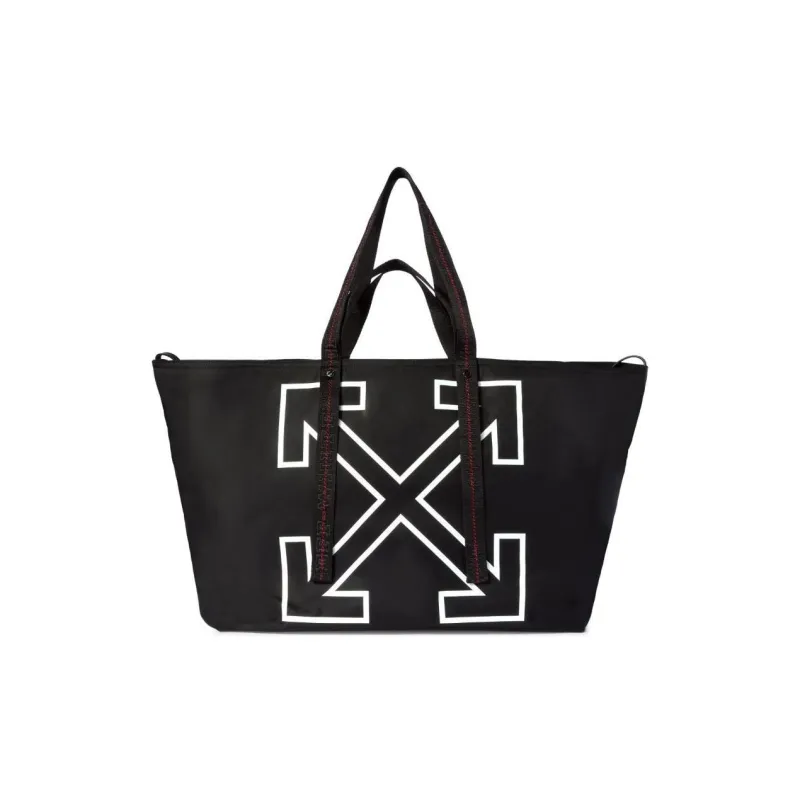 OFF WHITE Large Heritage Day Off Tote Bag 'Black'-0