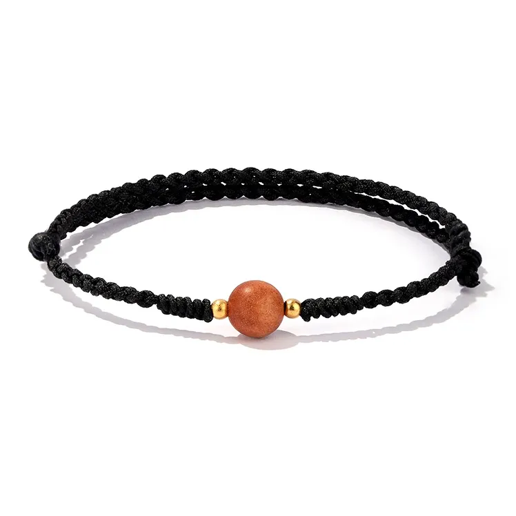 Xiang Yin Peachwood Wooden Bracelets Unisex-6