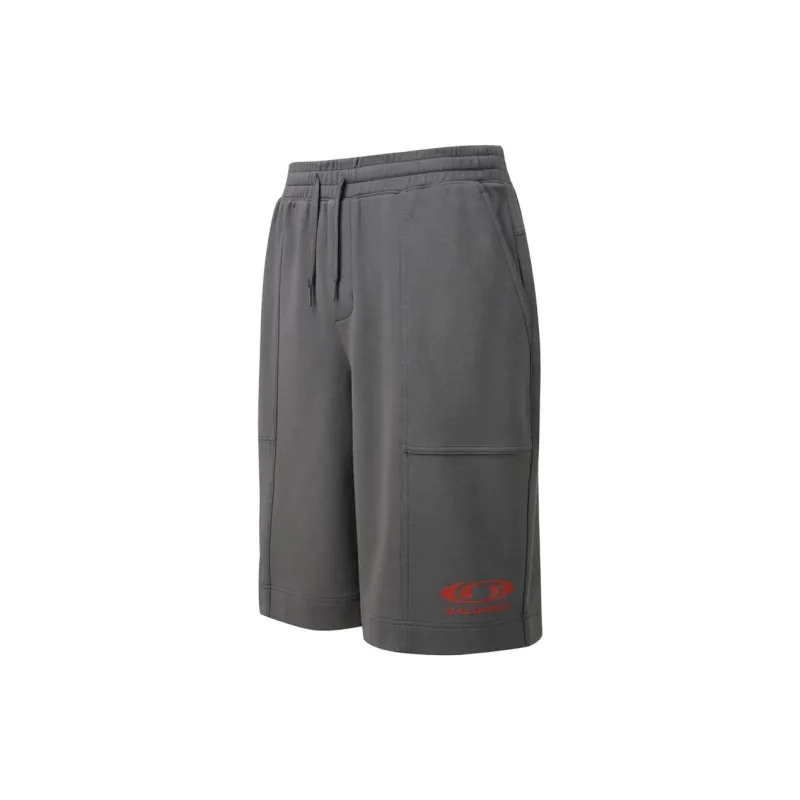 SALOMON Casual Shorts Unisex Charcoal Gray-2
