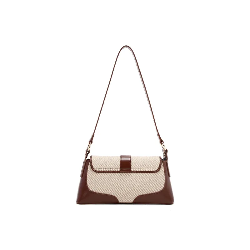 Carit&Koty Polyurethane Shoulder Bag Women's Apricot Brown-2