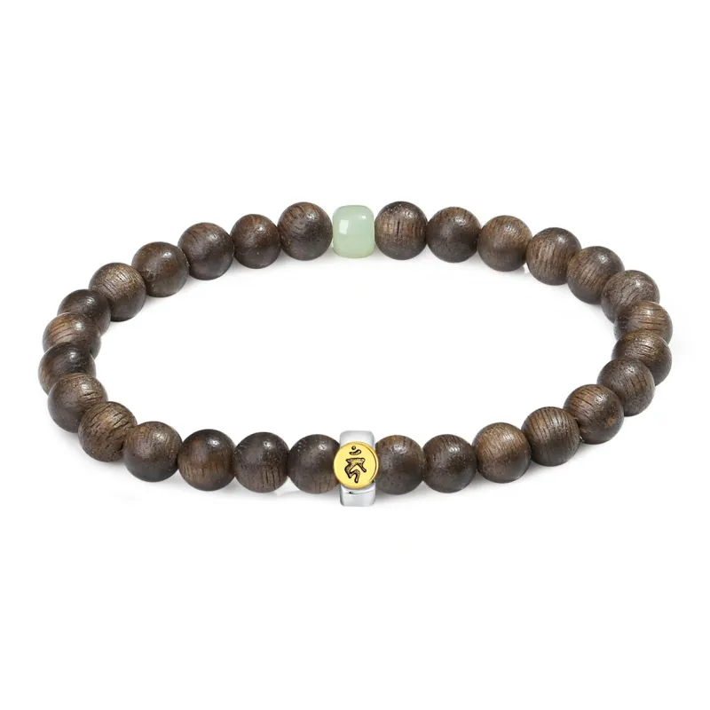 PUTUOSHANWENCHUANG Fragrance Agarwood Bracelets Unisex-5