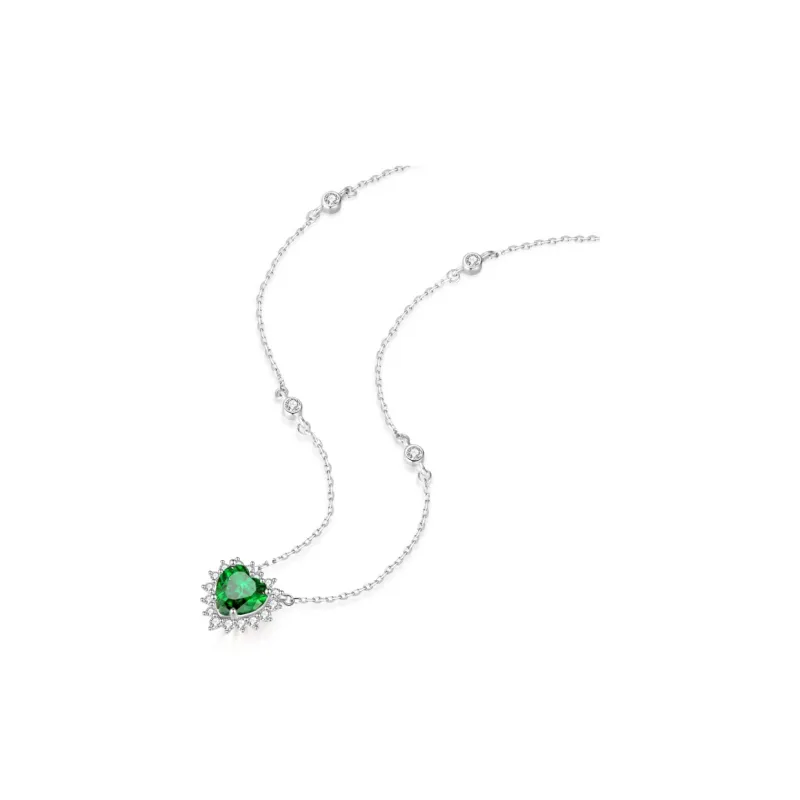 I Do S925 Silver Necklace, Sparkling Sweet Style, Niche, Advanced Instagram Style, Romantic, Commute Versatile Women's-1