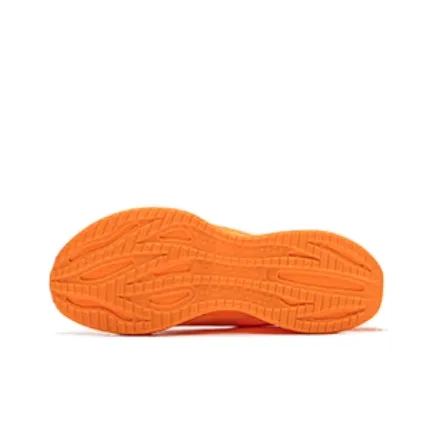 LINING YOUNG Abrasion Resistant Cushioning Breathable Low Top Kids' Running Shoes Orange Teenagers-3