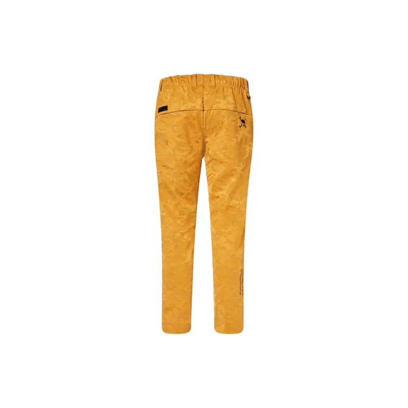 Oakley Skull Endeavor Relax Tapered Casual Pants Men's Yellow-1