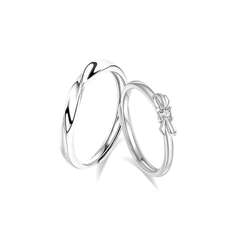 VEZA Sterling Silver Rings Unisex-7