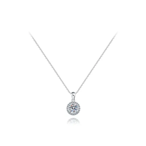 KUMET Zircon Necklaces Women's Same For Couples